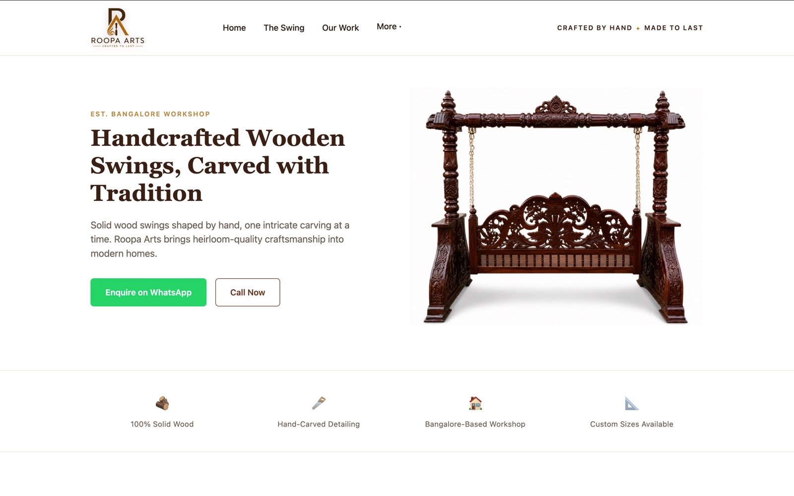 Roopa Arts homepage